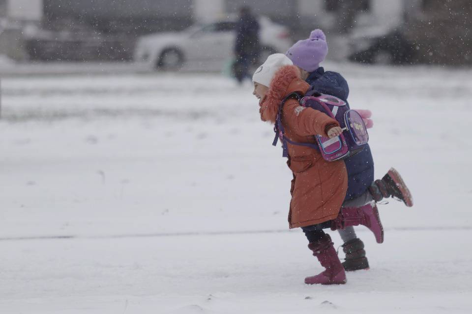 Не ждали. В Пскове выпал первый снег Не ждали. В Пскове выпал первый снег