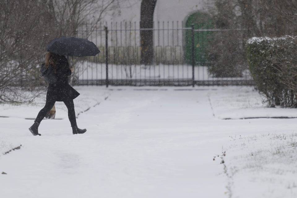 Не ждали. В Пскове выпал первый снег Не ждали. В Пскове выпал первый снег