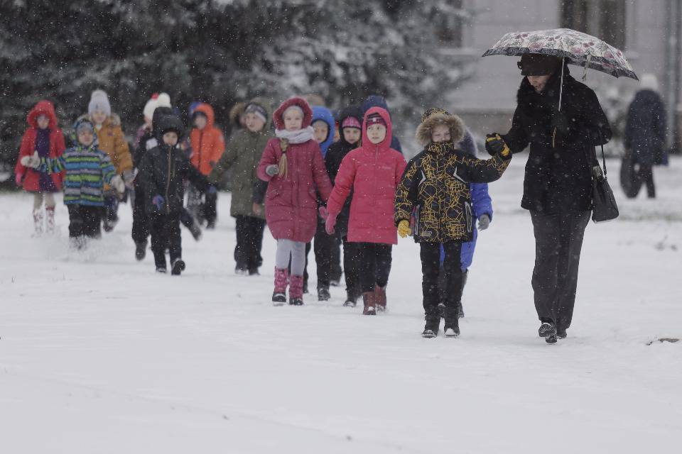 Не ждали. В Пскове выпал первый снег Не ждали. В Пскове выпал первый снег