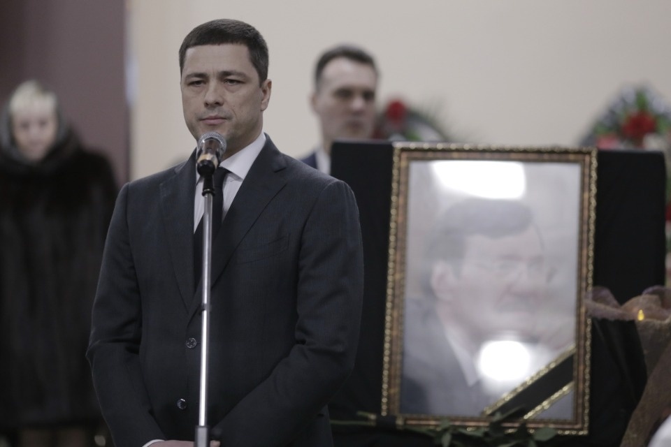 Панихида по Валентину Каленскому в Пскове Панихида по Валентину Каленскому в Пскове