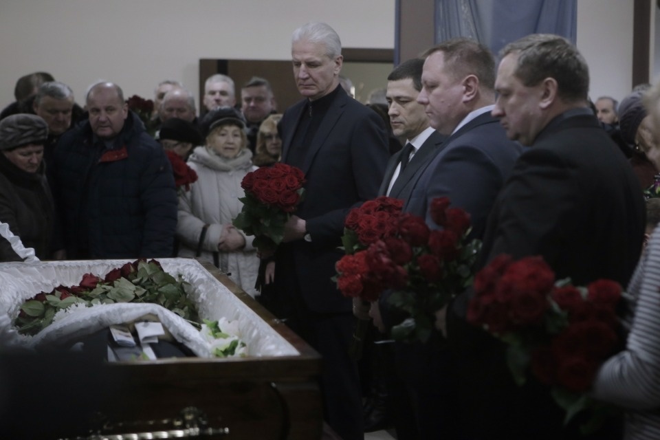 Панихида по Валентину Каленскому в Пскове Панихида по Валентину Каленскому в Пскове