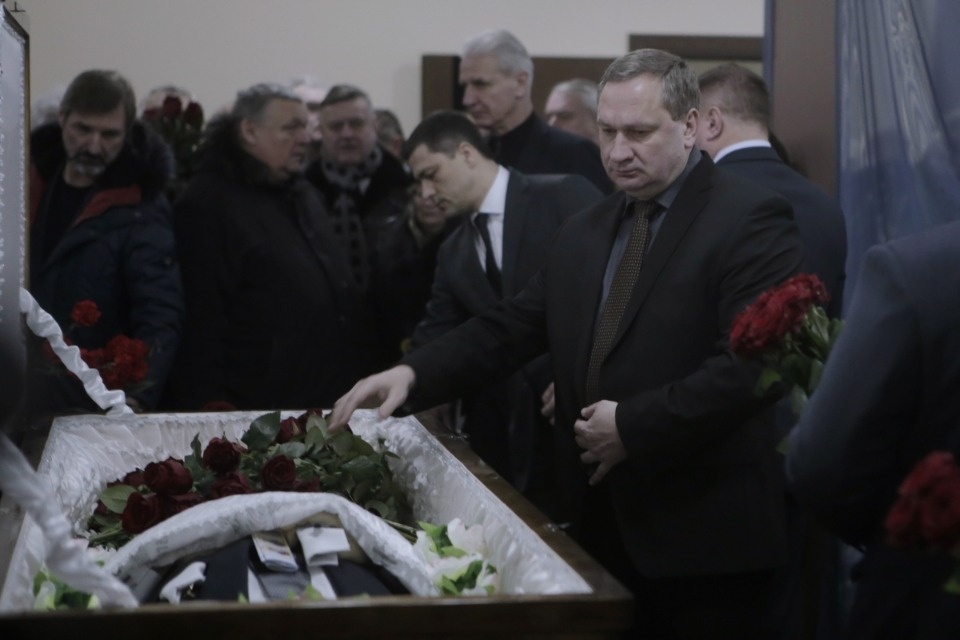 Панихида по Валентину Каленскому в Пскове Панихида по Валентину Каленскому в Пскове