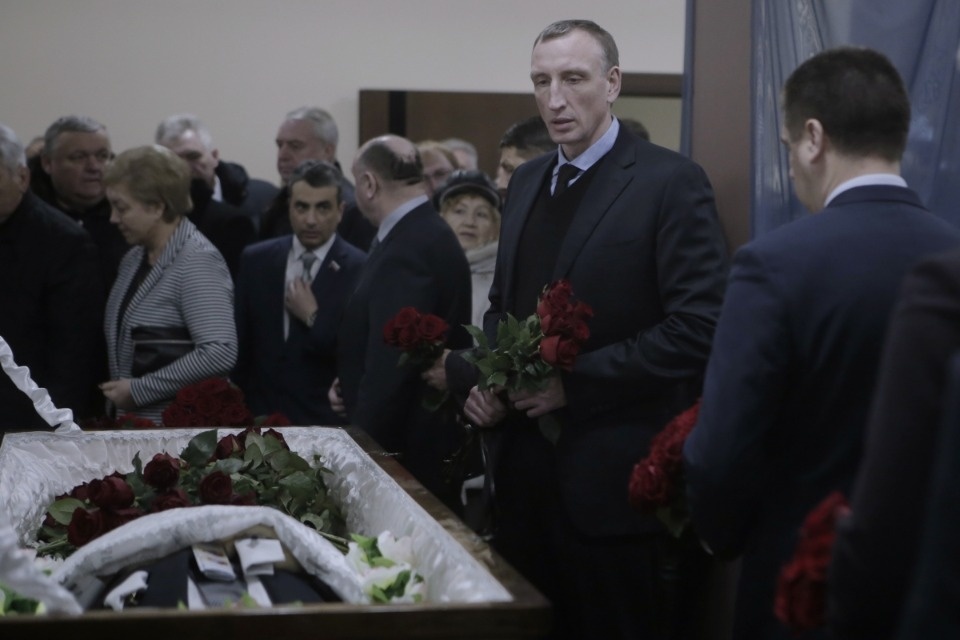 Панихида по Валентину Каленскому в Пскове Панихида по Валентину Каленскому в Пскове