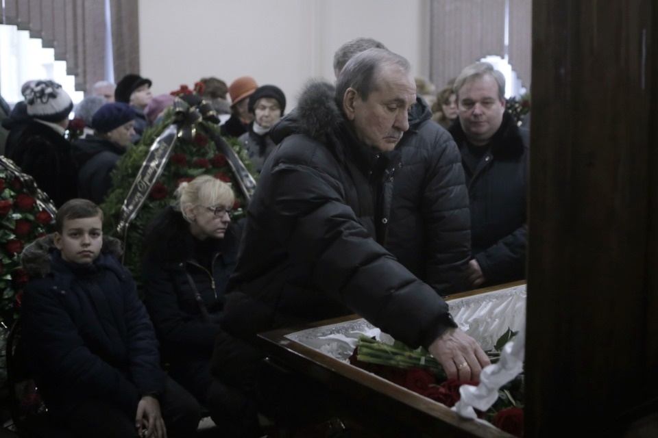 Панихида по Валентину Каленскому в Пскове Панихида по Валентину Каленскому в Пскове