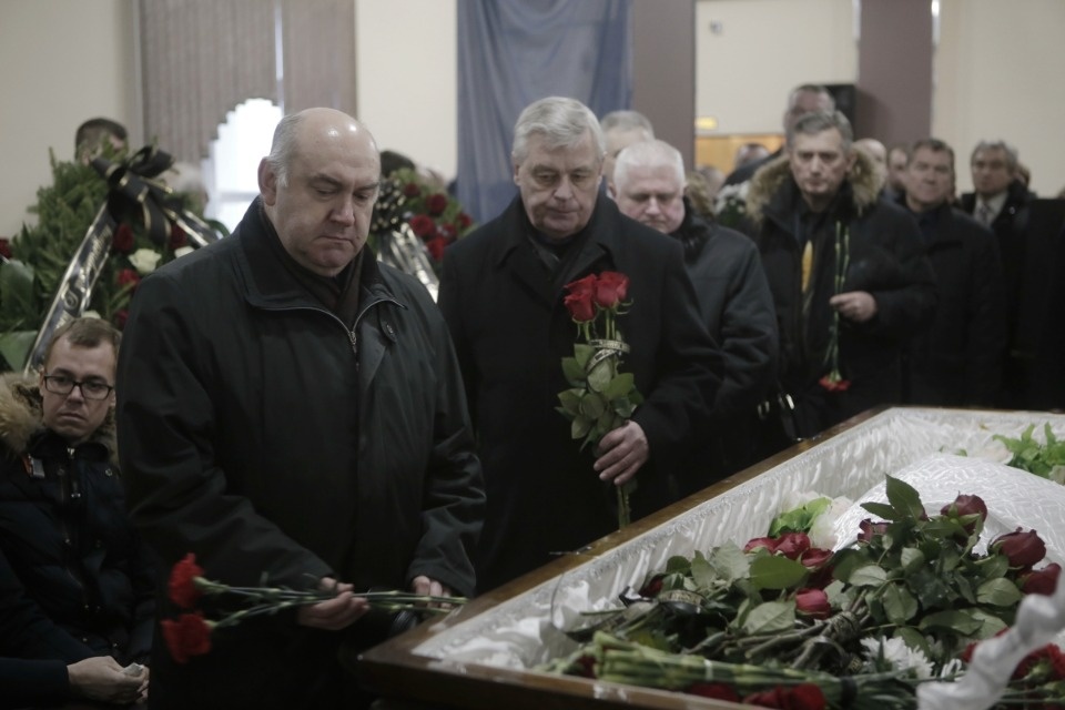 Панихида по Валентину Каленскому в Пскове Панихида по Валентину Каленскому в Пскове