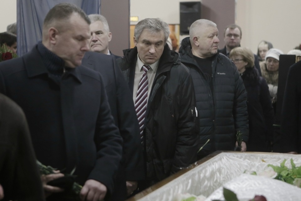 Панихида по Валентину Каленскому в Пскове Панихида по Валентину Каленскому в Пскове