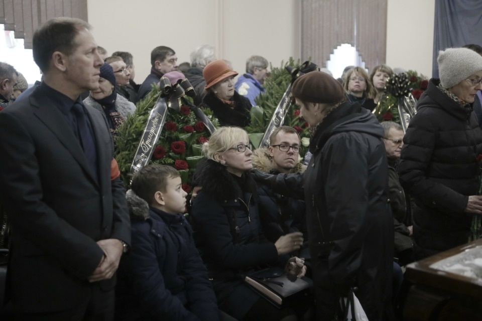 Панихида по Валентину Каленскому в Пскове Панихида по Валентину Каленскому в Пскове