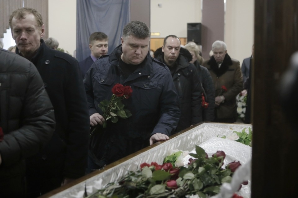 Панихида по Валентину Каленскому в Пскове Панихида по Валентину Каленскому в Пскове