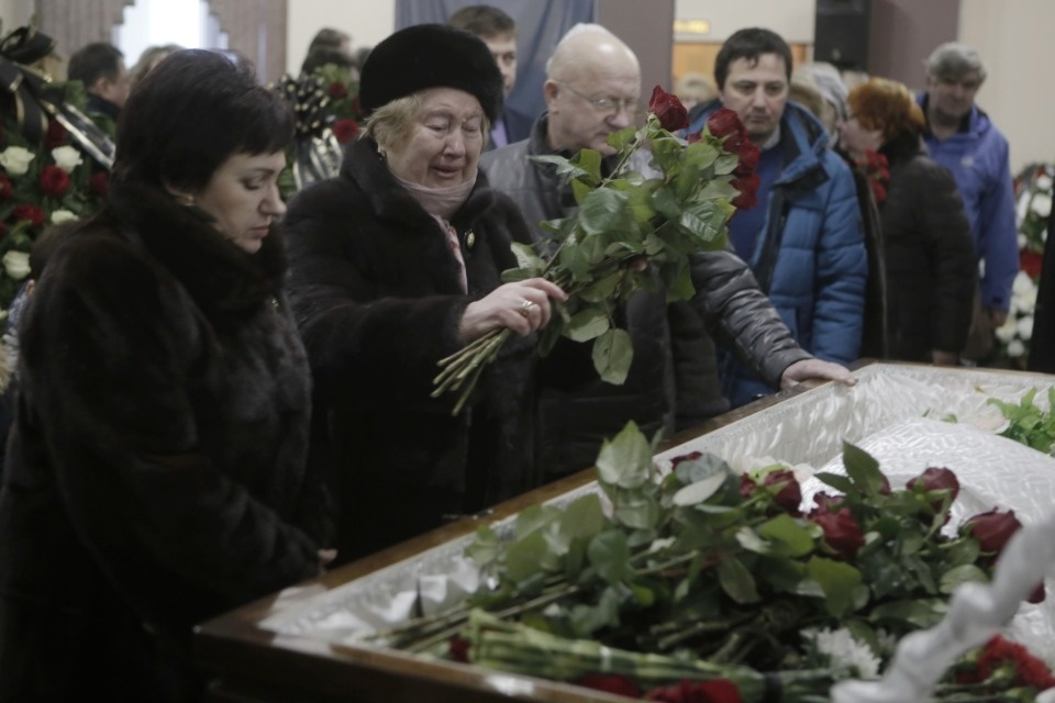 Панихида по Валентину Каленскому в Пскове Панихида по Валентину Каленскому в Пскове