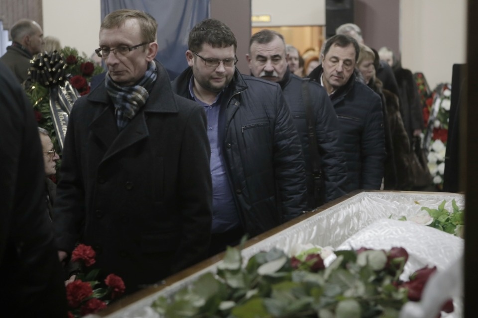 Панихида по Валентину Каленскому в Пскове Панихида по Валентину Каленскому в Пскове