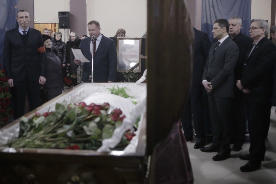 Панихида по Валентину Каленскому в Пскове Панихида по Валентину Каленскому в Пскове