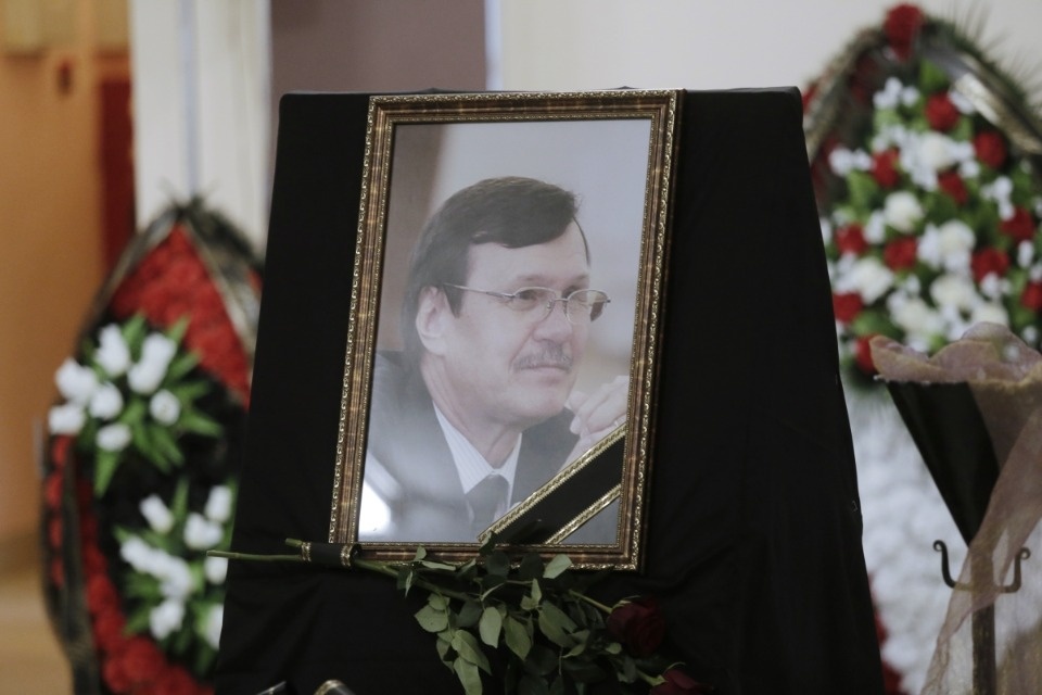 Панихида по Валентину Каленскому в Пскове Панихида по Валентину Каленскому в Пскове