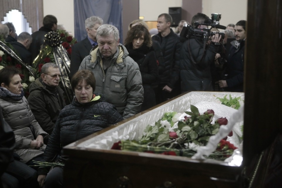 Панихида по Валентину Каленскому в Пскове Панихида по Валентину Каленскому в Пскове