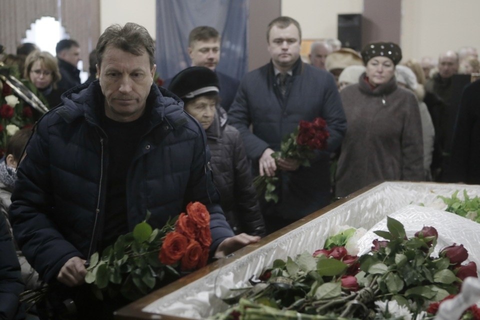 Панихида по Валентину Каленскому в Пскове Панихида по Валентину Каленскому в Пскове