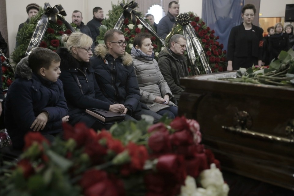 Панихида по Валентину Каленскому в Пскове Панихида по Валентину Каленскому в Пскове