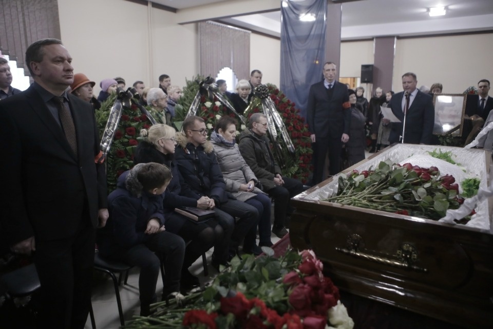 Панихида по Валентину Каленскому в Пскове Панихида по Валентину Каленскому в Пскове