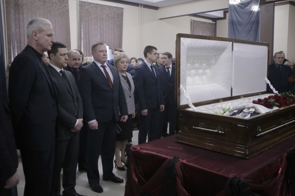 Панихида по Валентину Каленскому в Пскове Панихида по Валентину Каленскому в Пскове