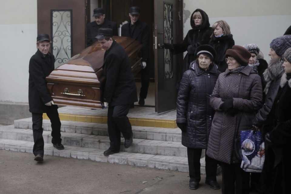 Панихида по Валентину Каленскому в Пскове Панихида по Валентину Каленскому в Пскове