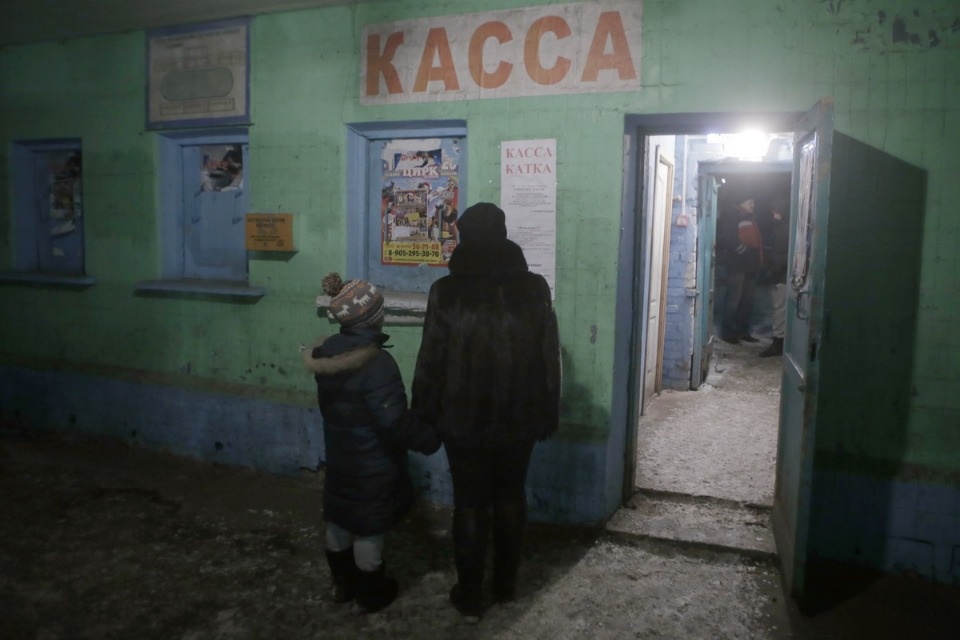 На стадионе «Машиностроитель» открыли каток