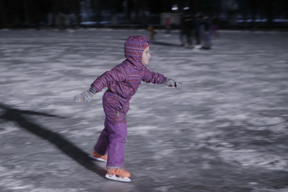 На стадионе «Машиностроитель» открыли каток