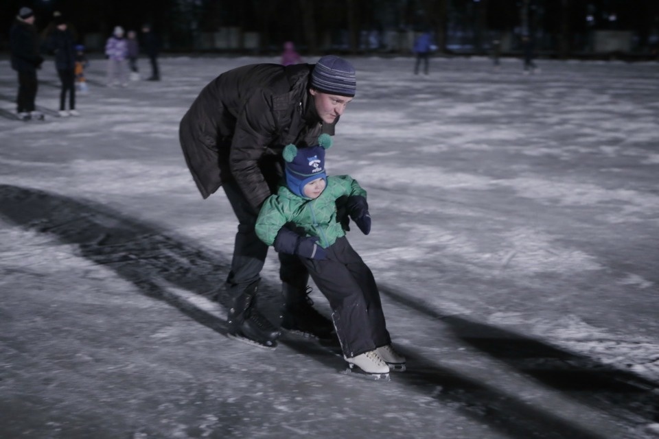 На стадионе «Машиностроитель» открыли каток