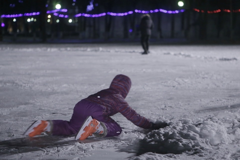 На стадионе «Машиностроитель» открыли каток