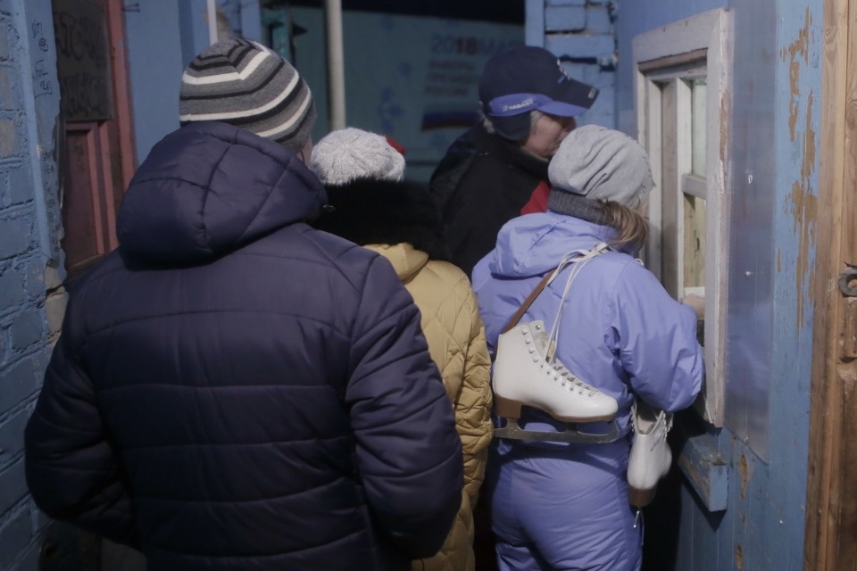 На стадионе «Машиностроитель» открыли каток