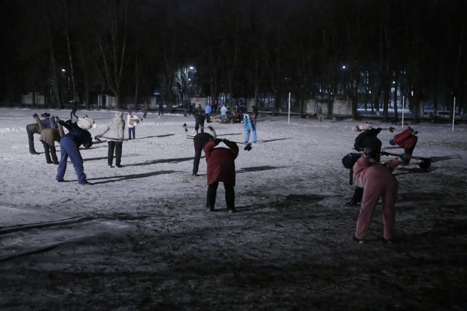 На стадионе «Машиностроитель» открыли каток