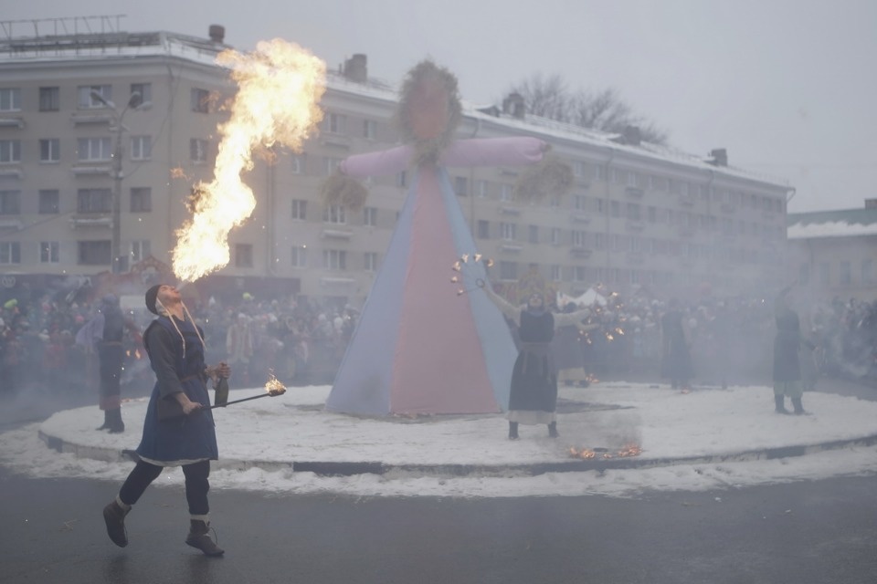 Псков встретил Масленицу Псков встретил Масленицу