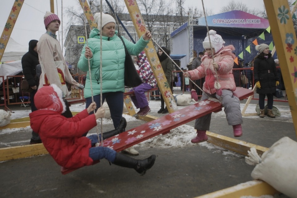 Псков встретил Масленицу Псков встретил Масленицу
