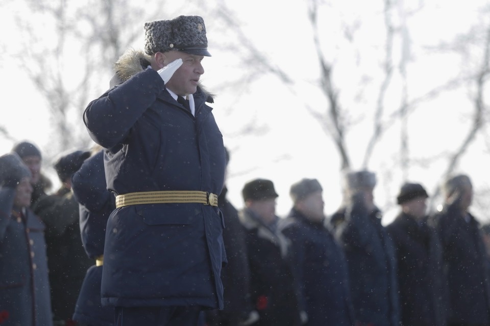 В псковских Крестах реконструировали первый бой Красной армии