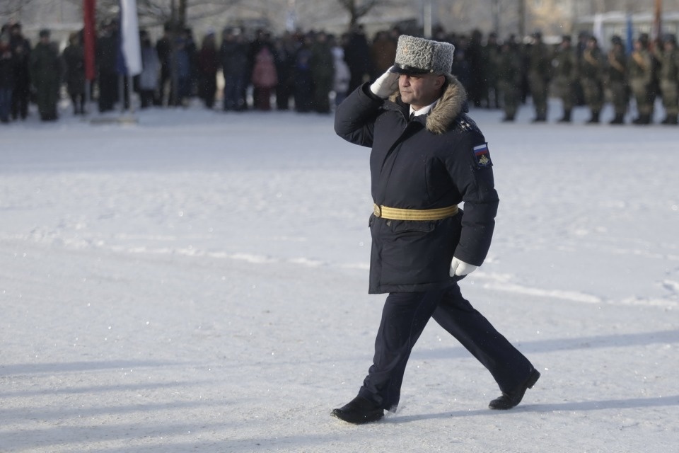 В псковских Крестах реконструировали первый бой Красной армии