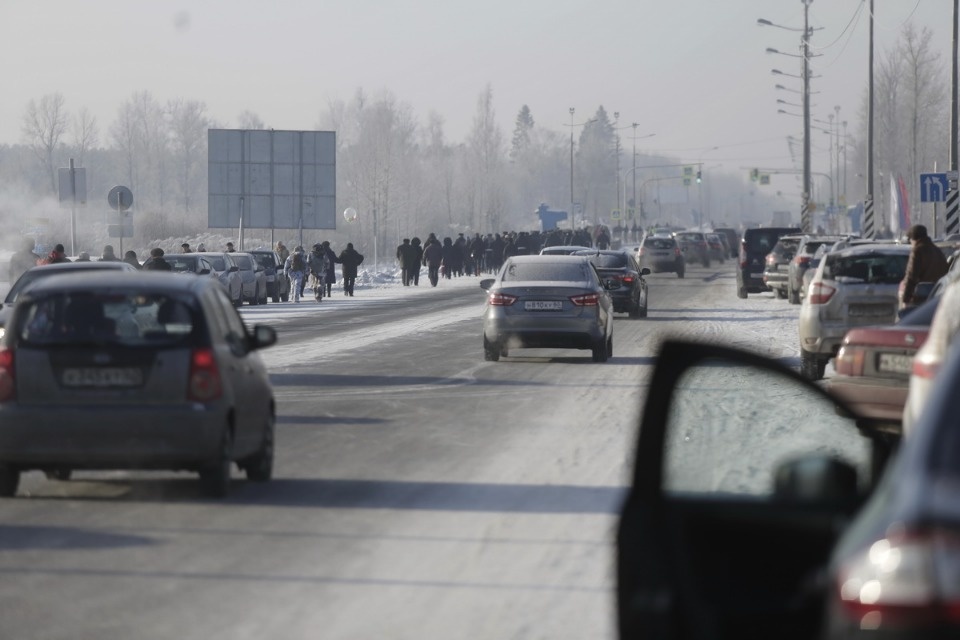 В псковских Крестах реконструировали первый бой Красной армии