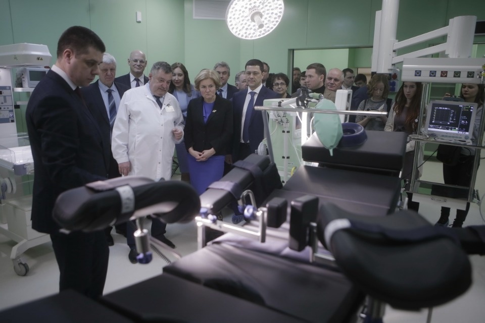 Ольга Голодец посетила новый перинатальный центр в Пскове