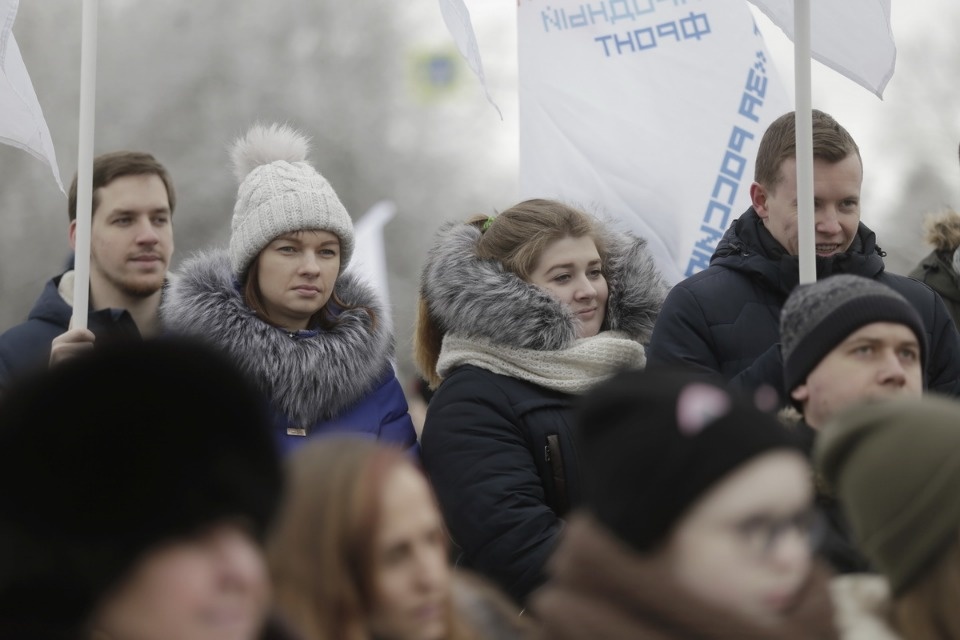 Митинг в поддержку российских олимпийцев Митинг в поддержку российских олимпийцев