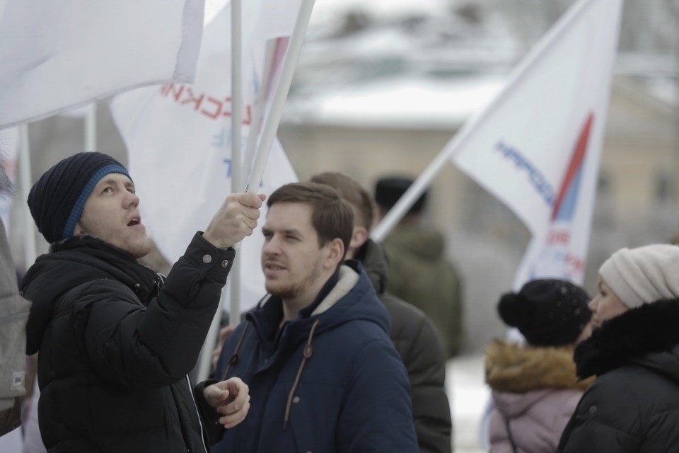Митинг в поддержку российских олимпийцев Митинг в поддержку российских олимпийцев