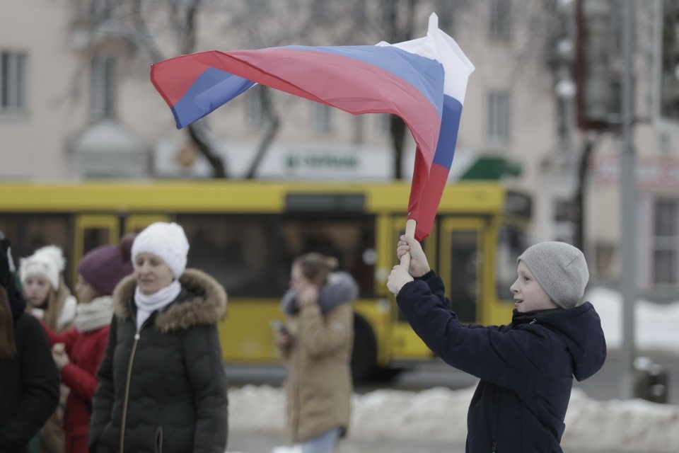 Митинг в поддержку российских олимпийцев Митинг в поддержку российских олимпийцев