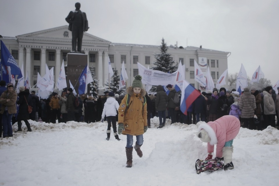 Митинг в поддержку российских олимпийцев Митинг в поддержку российских олимпийцев
