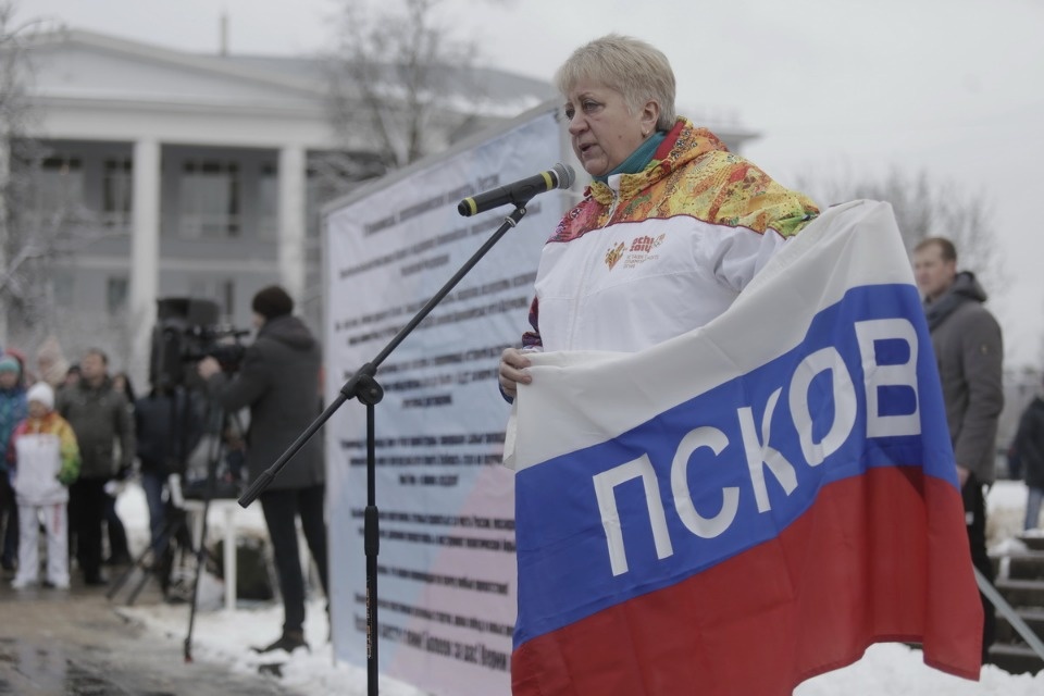 Митинг в поддержку российских олимпийцев Митинг в поддержку российских олимпийцев
