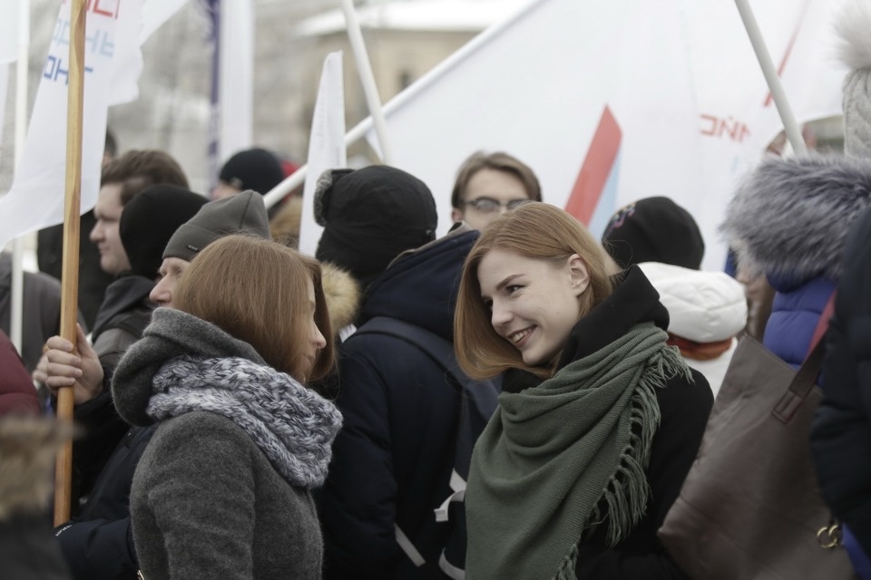 Митинг в поддержку российских олимпийцев Митинг в поддержку российских олимпийцев