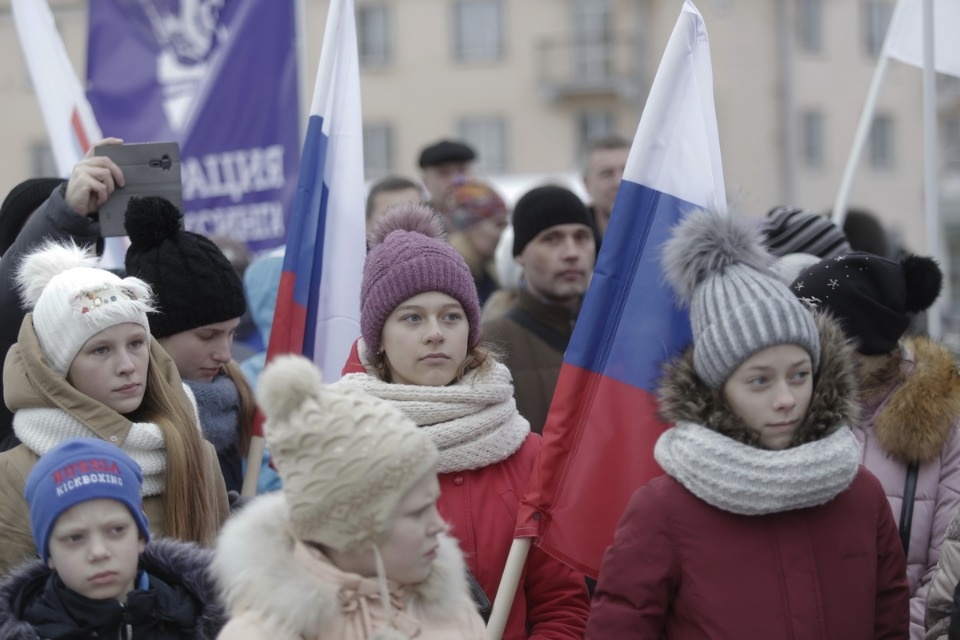 Митинг в поддержку российских олимпийцев Митинг в поддержку российских олимпийцев