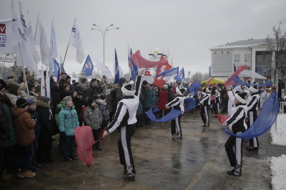 Митинг в поддержку российских олимпийцев Митинг в поддержку российских олимпийцев
