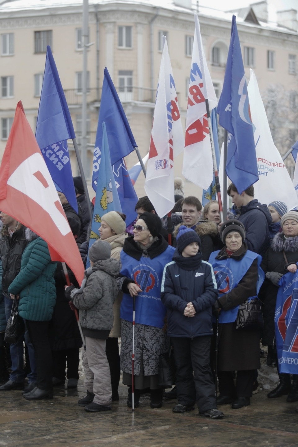 Митинг в поддержку российских олимпийцев Митинг в поддержку российских олимпийцев
