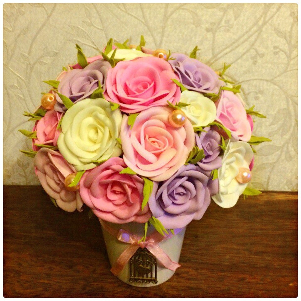 Анастасия Ушанова: Фоамиран - послушный и нежный материал