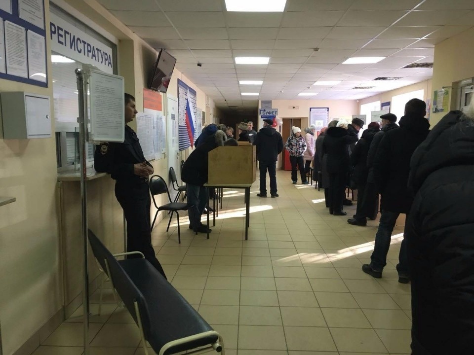 Псковичи голосуют на выборах президента России