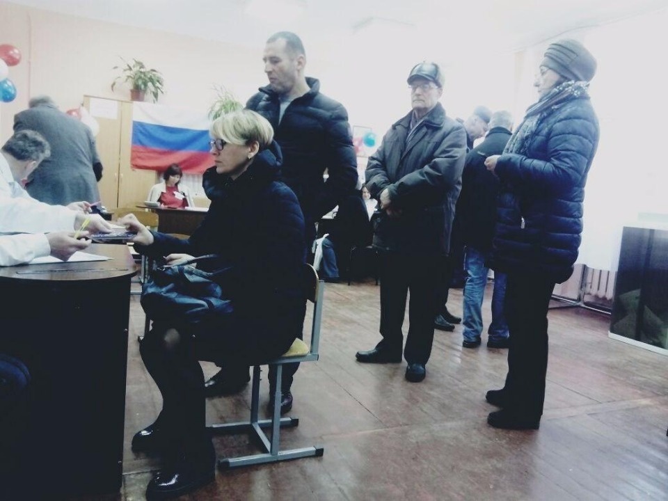 Псковичи голосуют на выборах президента России