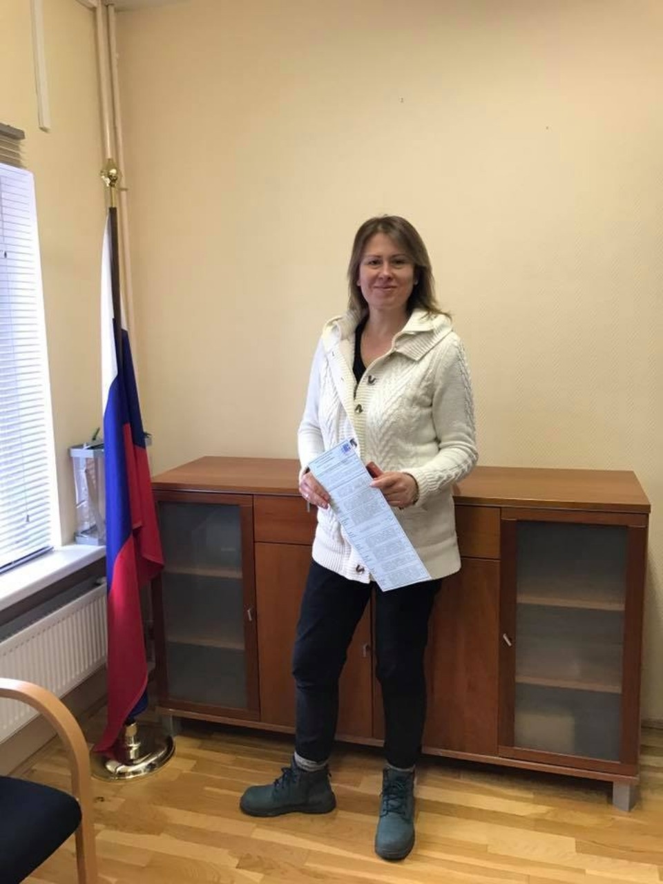 Псковичка Елена Турчина проголосовала на выборах президента России в Исландии