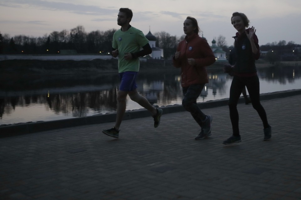 «Ночной забег» в Пскове «Ночной забег» в Пскове