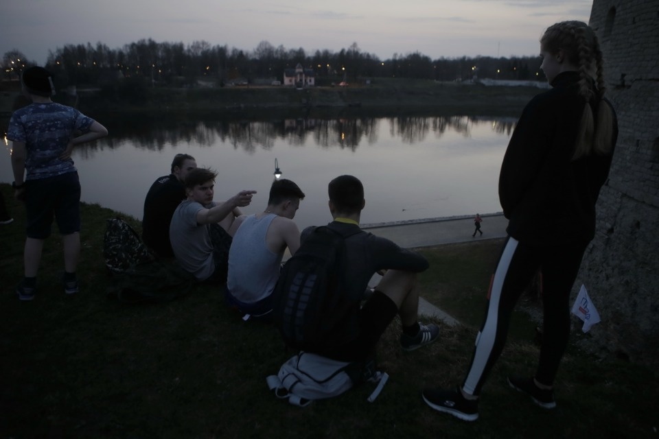 «Ночной забег» в Пскове «Ночной забег» в Пскове