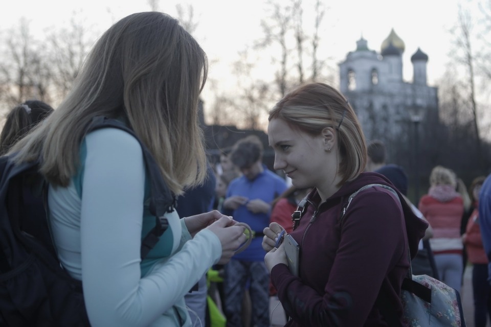 «Ночной забег» в Пскове «Ночной забег» в Пскове